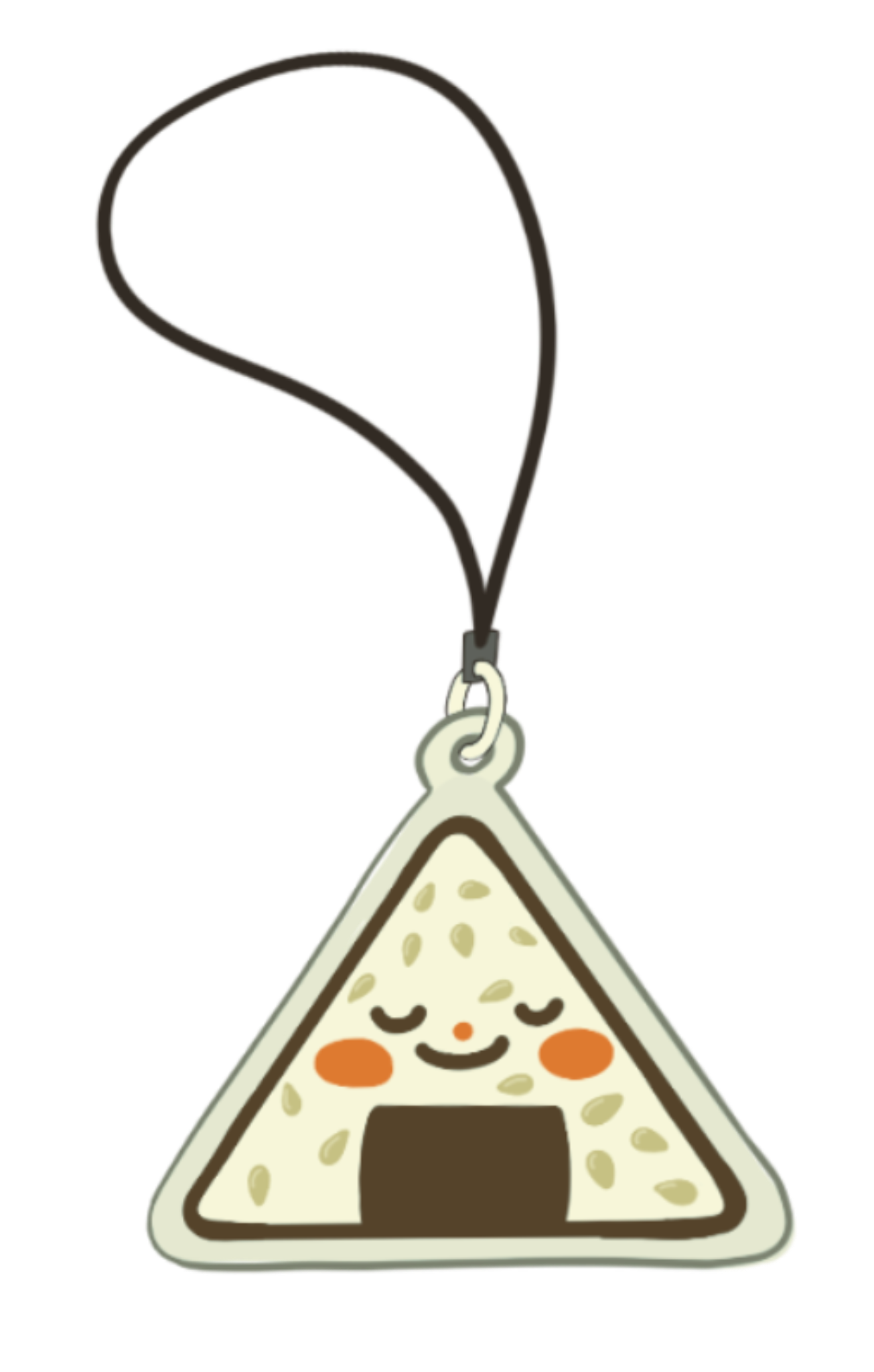 Baby Onigiri Phone Charm